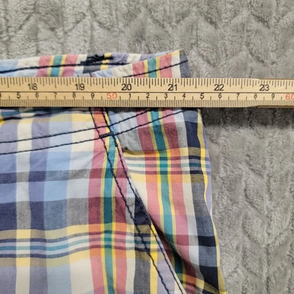 Urban Pipeline Cargo Shorts Mens Sz 40‎ Plaid Woven Cotton Multicolor 11